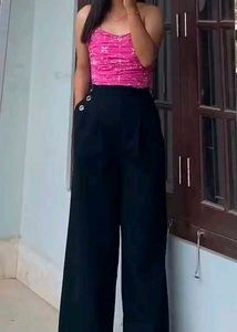 Wide Leg Black Pants