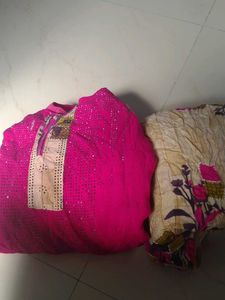 Cotton Dress Set Rani Colour
