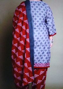 Red Ethnic Palazzos