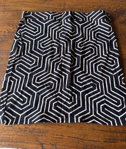 Geometric Print Mini Skirt