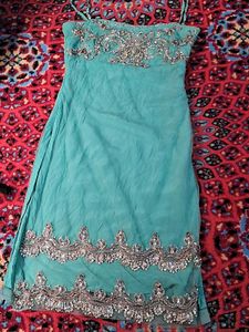 Beautiful Party Wear Dress Emblished With Stones