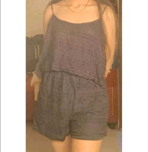 Navy Blue Playsuit