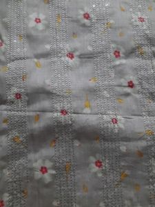 Glace Cotton With Handwork Suit