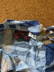 Blue &amp; Yellow Plaid Button-Down