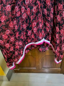 Pretty Pink N Black Dress