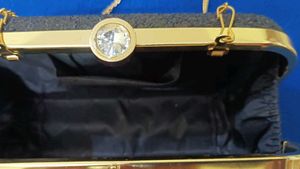 Sparkling Black Clutch
