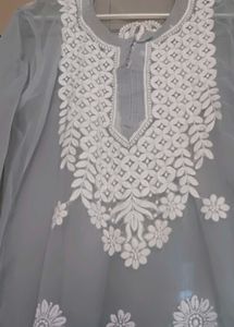 Straight Kurta Chikankaari