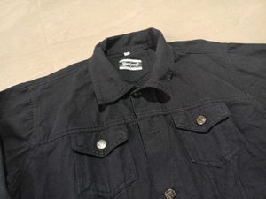 Black Denim Jacket, XL SIZE