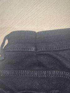 Black Denim Shorts
