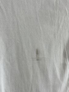 H&amp;M XS White Crewneck Rib-knit T-shirt