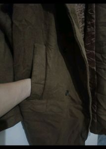 Dejou Brown Unisex Overcoat