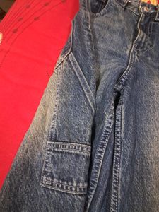 Bershka Carpenter Baggy Jeans