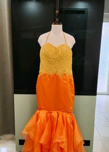 💥SALE💥Luxe Hand Embroidered Dress With Frills