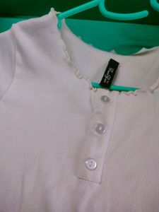 Korean White 🤍 Top