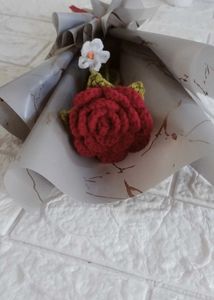 Crochet Rose Bouquet