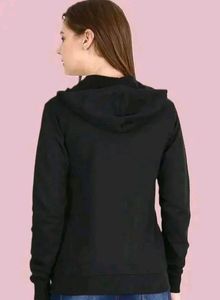 Black  Hoodies Winter Jacket