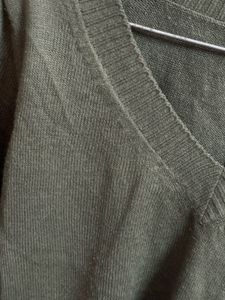 Olive Green Knit Sweater