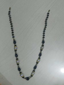 Black Beaded Necklace
