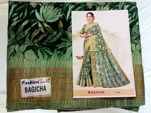 New Cotton Saree With Blouse Piece Pack Of 5