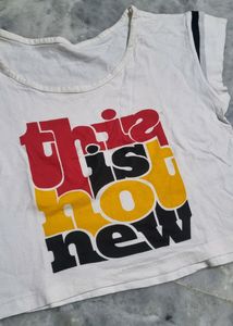White Crop T-shirt