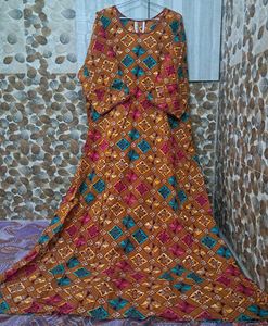 Patterned Maxi Dress