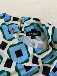 Geometric Print Dress Size M