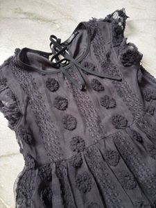 Black Tiered Dress