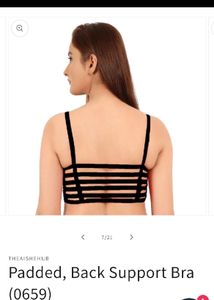 BIG SALE 🔥Combo Of 4 Six Strips Padded Bralette😍