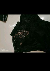 Black Net Kurti