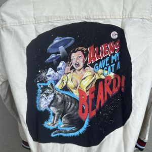 Custom Zara bomber jacket