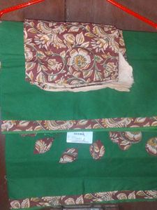 Green Dress Material