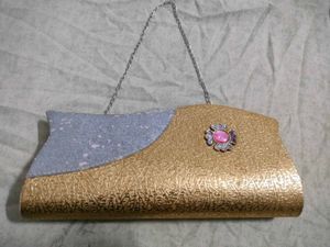 Beautiful Party wear Clutch with chain