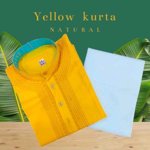 Vibrant Yellow Kurta Set