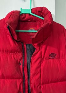 Dickies Red Puffer Jacket
