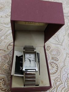 Men Timex Silver Watch