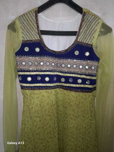 Elegant Embroidered Anarkali Dress