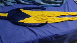 Full Swimsuit With Hoodie And Ancle &amp;thumb Support