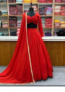 Red Lehenga Choli Set