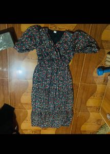 Floral Print Mini Dress