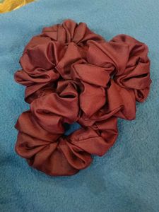 4 xxl + 2 small Hair Scrunchie Set