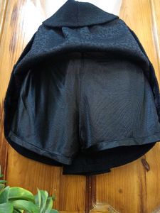 🖤Black Woolen Pleated Mini Skirt🖤