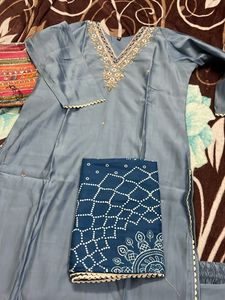 Original Handwork Partywear04 ( Powder Blue)