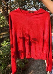 M&amp;S Maroon Thin Pullover 🫶🦋❄️