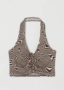 Y2K Pinterest H&amp;M Halterneck Crop Too