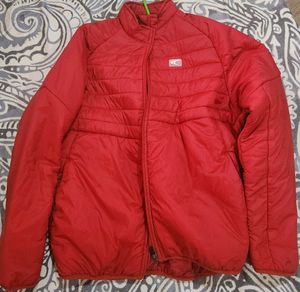 Soft-Shell Zip Front Puffer Jacket