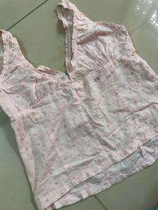 Crop Ethnic Top