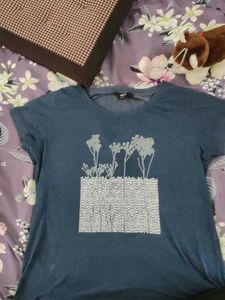 Blue Graphic T-Shirt