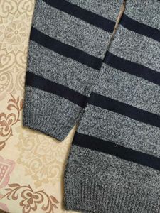 Striped Buttoned Sweater