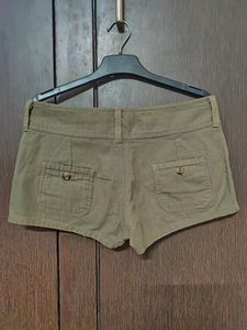 Roxy Khaki Mini Shorts