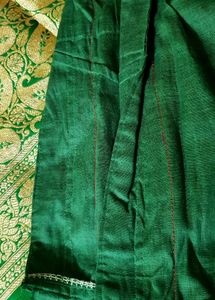 Beautiful Rani pink Banarasi saree